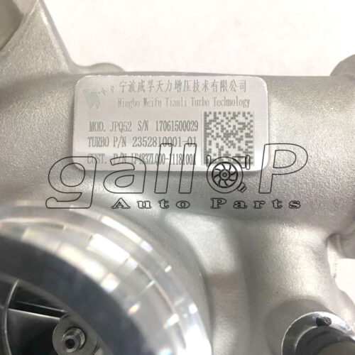 New JPQ52 Turbo 17061500029 LF483ZLQ00-1118100A Turbocharger